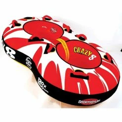 Inflatables Sportsstuff Crazy 8 Inflatable Towable Tube