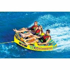 WOW Macho 3 Person Inflatable Towable Deck Tube Inflatables