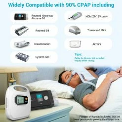 Bluetti AC200P Portable Power Station With K5 CPAP Battery Backup