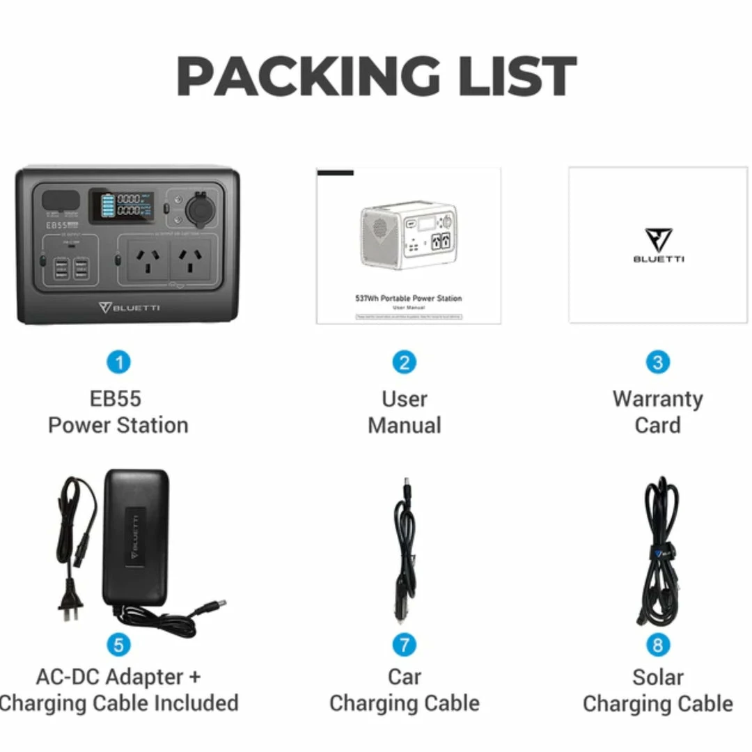 Bluetti EB55 700W Portable Energy Storage