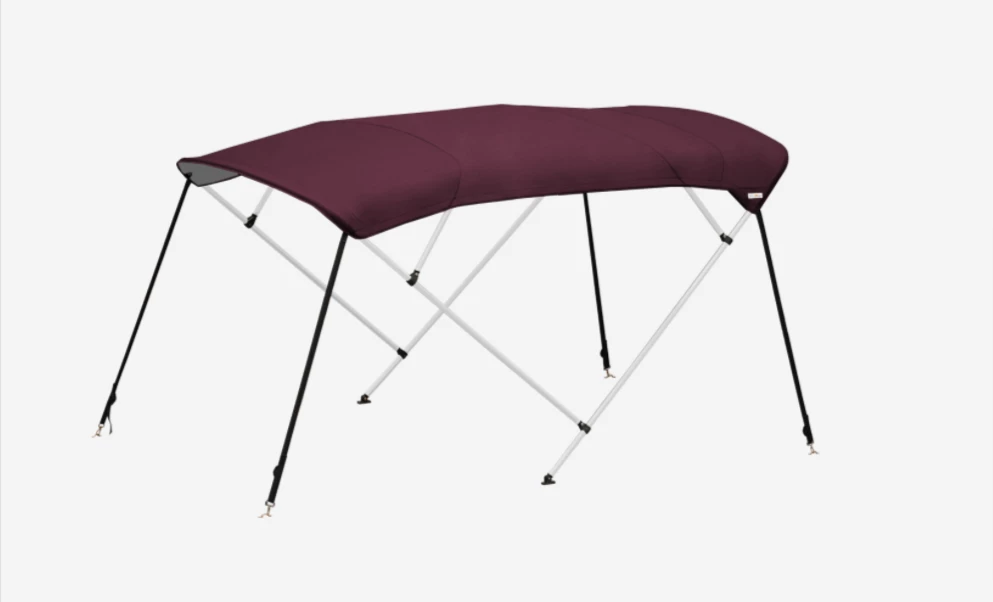 Ocean South Aluminum 4 Bow Bimini Top Premium Range Boat Biminis