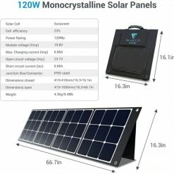 Bluetti EB70 Power Station With Solar Panel