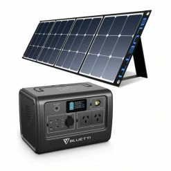Bluetti EB70 Power Station With Solar Panel