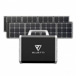 Bluetti EB150 Portable Power Station With Solar Panel