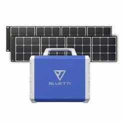 Bluetti EB150 Portable Power Station With Solar Panel