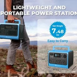 Bluetti EB55 Power Station With Solar Panels