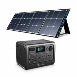 Bluetti EB55 Power Station With Solar Panels