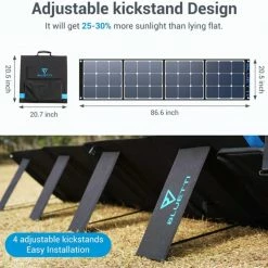 Bluetti EB55 Power Station With Solar Panels