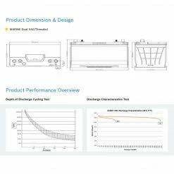 Bosch 12V High Cycle Marine Battery