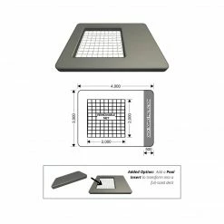 Inflatable Pontoons Pool Deck With 4 Drink Holders Inflatables