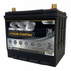 Marine Battery Co SSB LS55D23L 12v 60Ah 1400CCA Lithium Starting Battery Power
