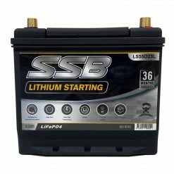 Marine Battery Co SSB LS55D23L 12v 60Ah 1400CCA Lithium Starting Battery Power