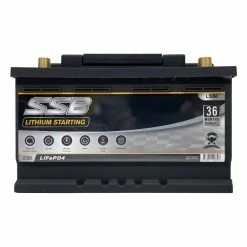 Marine Battery Co Power SSB LS66 12v 60Ah 1400CCA Lithium Starting Battery