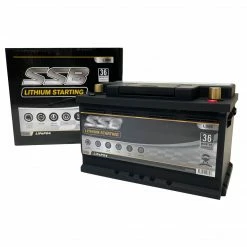 Marine Battery Co Power SSB LS66 12v 60Ah 1400CCA Lithium Starting Battery