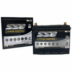 Marine Battery Co Power SSB LS70 12V 60Ah 1400CCA Lithium Starting Battery