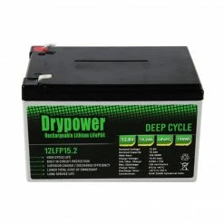Drypower 12.8V Lithium Iron Phosphate (LiFePO4) Rechargeable Battery