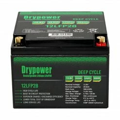 Drypower 12.8V Lithium Iron Phosphate (LiFePO4) Rechargeable Battery