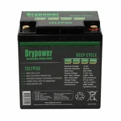 Drypower 12.8V Lithium Iron Phosphate (LiFePO4) Rechargeable Battery