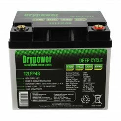 Drypower 12.8V Lithium Iron Phosphate (LiFePO4) Rechargeable Battery