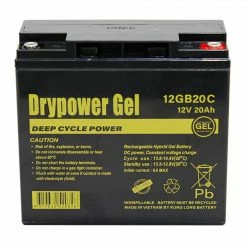 Drypower 12V Sealed Lead Acid Hybrid Gel Deep Cycle Battery