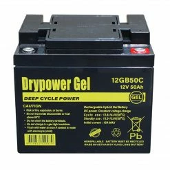 Drypower 12V Sealed Lead Acid Hybrid Gel Deep Cycle Battery
