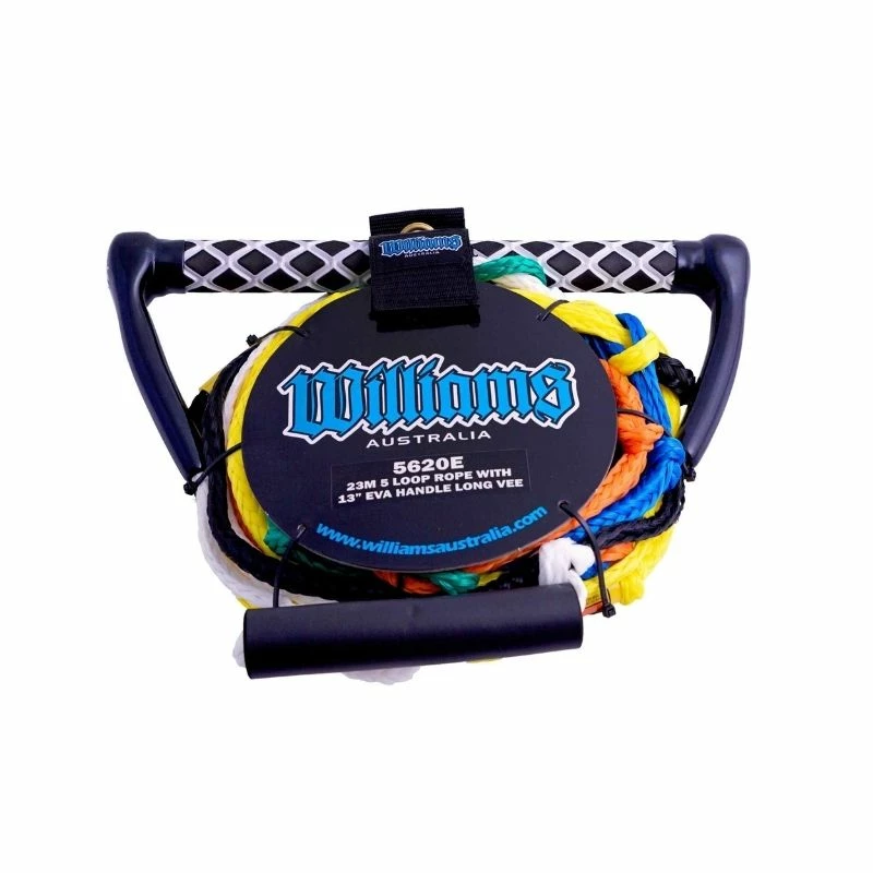 Williams Sports 5 Loop Ski Rope & EVA Handle
