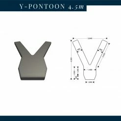 Inflatables Inflatable Pontoons Y Pontoon Y-Shaped Dock Floating Platform