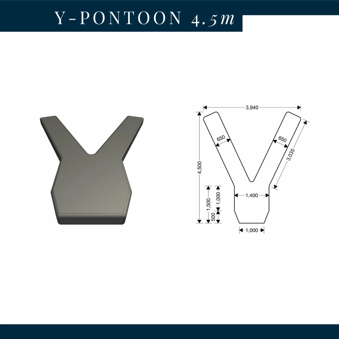Inflatables Inflatable Pontoons Y Pontoon Y-Shaped Dock Floating Platform