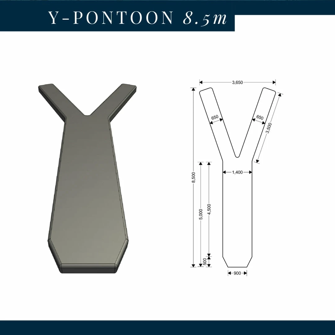 Inflatables Inflatable Pontoons Y Pontoon Y-Shaped Dock Floating Platform