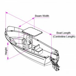 Boat Covers Ocean South T-Top Boat Cover