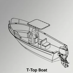 Boat Covers Ocean South T-Top Boat Cover