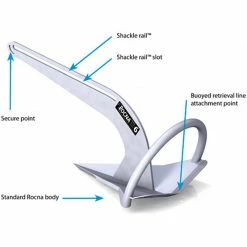 Rocna Fisherman Galvanized Anchor Boat Parts