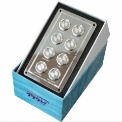 Bell Marine Viper Elite Series Slimline Marine 8 Gang On/Off Switch - Blue LED (Side By Side) Boat Parts