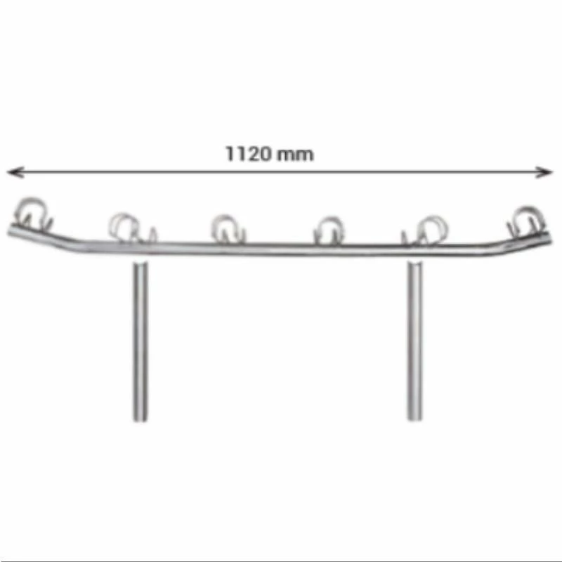 Bell Marine Viper Pro Series Universal D.I.Y Removable 6-way Rod Rack